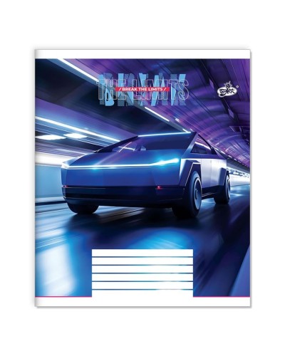 Зошит на 18 аркушів у клітинку «Порушуй правила» №2558, ТМ Brisk