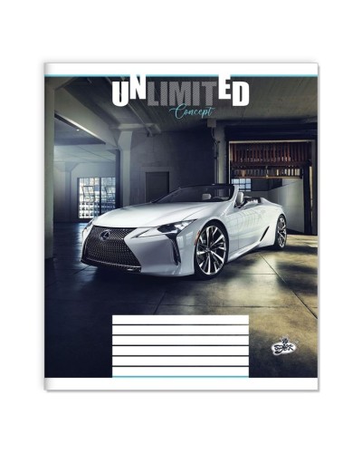 Зошит на 18 аркушів у клітинку «Концепт» №2559, ТМ Brisk