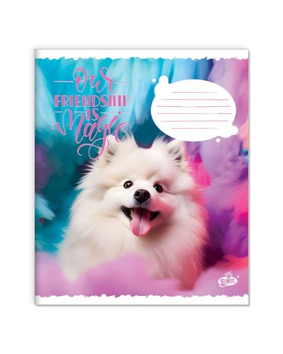 Зошит на 18 аркушів у лінію «Мій друг» №2555, ТМ Brisk