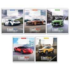 Зошит на 12 аркушів у косу лінію «Драйв», №3503, ТМ Gold Brisk