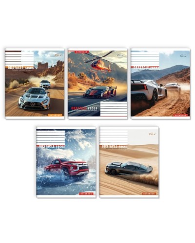 Зошит на 18 аркушів у лінію «Мій драйв», №3516, ТМ Gold Brisk