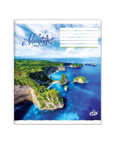 Зошит на 24 аркуші у клітинку «Горизонт» №2566, ТМ Brisk