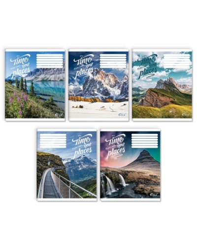 Зошит на 36 аркушів у лінію «Час пригод», №3532, ТМ Gold Brisk