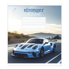 Зошит на 48 аркушів у клітинку «Мікс хлопчики», №1010, Пір'їнка