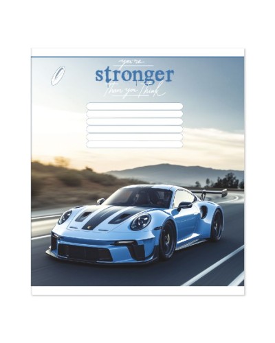 Зошит на 48 аркушів у клітинку «Мікс хлопчики», №1010, Пір'їнка