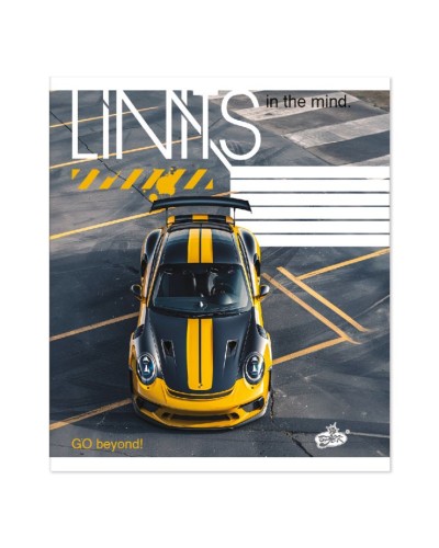 Зошит на 48 аркушів у клітинку «Динаміка сталі» №2594, ТМ Brisk