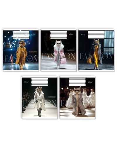 Зошит на 96 аркушів у клітинку «Найкращій тренд», №3544, ТМ Gold Brisk