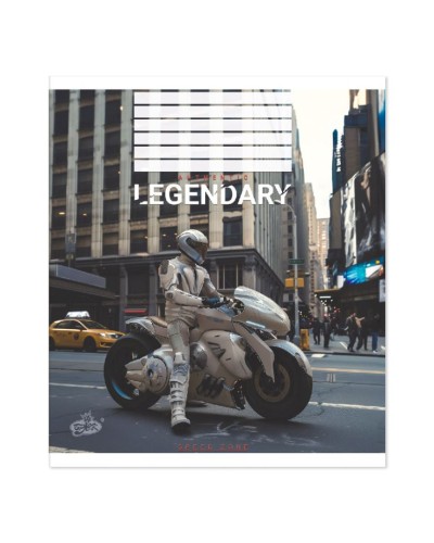 Зошит на 96 аркушів у клітинку «Зона швидкості» №2630, ТМ Brisk