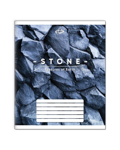 Зошит на 96 аркушів у лінію «Природні текстури», №2516, ТМ Brisk