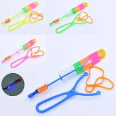 Вертушка- рогатка 12,5 см зі світлом, на батарейці, в асортименті, у пакеті 7х23х2 см