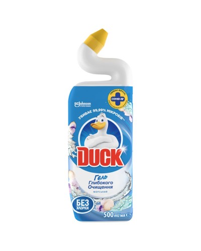 Засіб для чищення туалету «DUCK. Морська свіжість» 5 в 1 500 мл