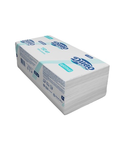 Рушник паперовий «Диво OPTIMAL» з V-складанням на 150 аркушів 23х21 см, 2-шаровий, білий, Диво