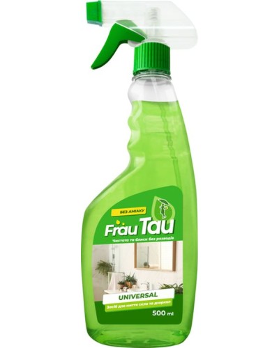 Засіб для миття скла та дзеркал «Universal» 500 мл, ТМ Frau Tau