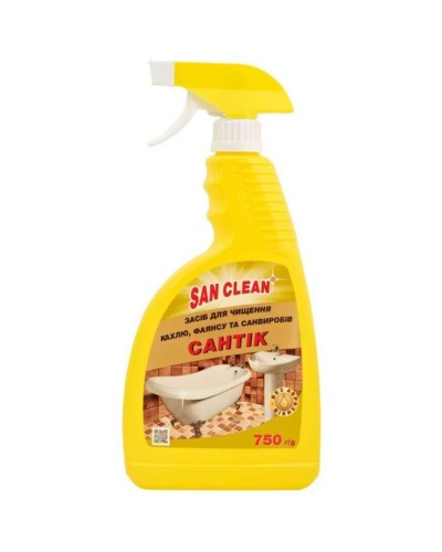 Засіб для сантехніки «Сантік» з розпилювачем 750 мл, ТМ San Clean