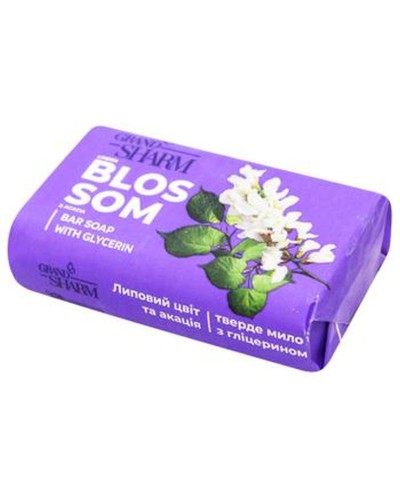 Мило туалетне «Липовий цвіт і акація» тверде 70 г, ТМ Grand Шарм