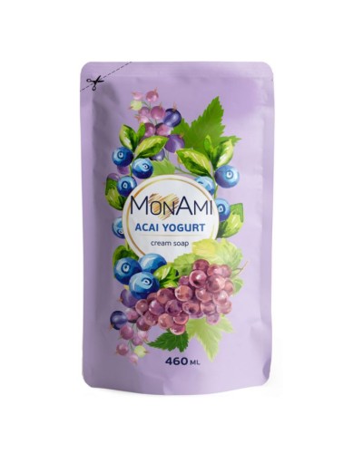 Крем-мило «Acai yogurt» дойпак 460 мл, ТМ MonAmi