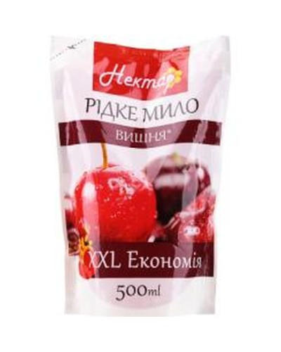 Крем-мило «Вишня» дойпак 500 мл, ТМ Нектар