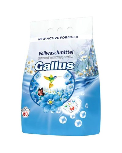 Пральний порошок «Vollwaschmittel» універсал 3,9 кг на 60 прань, ТМ Gallus