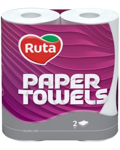 Рушники паперові «Universal» 2 рулони, намотка 11,5 м, ТМ Ruta