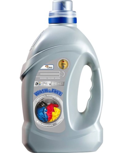 Гель для прання «Universal» 2 л, WASH&FREE