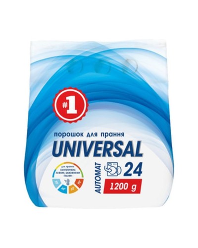 Пральний порошок «Гірська Свіжість» безфосфатний автомат 1200 г, ТМ «#1»