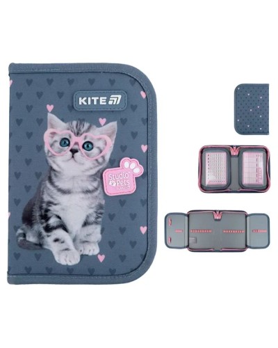 Пенал «SP» на 1 віділення 20,5х14х4 см, ТМ Kite