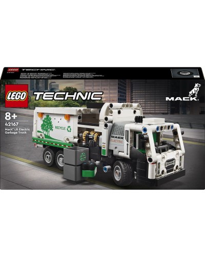Конструктор «Сміттєвоз Mack® LR Electric» на 503 деталі, у коробці 19х7х35 см, ТМ Lego