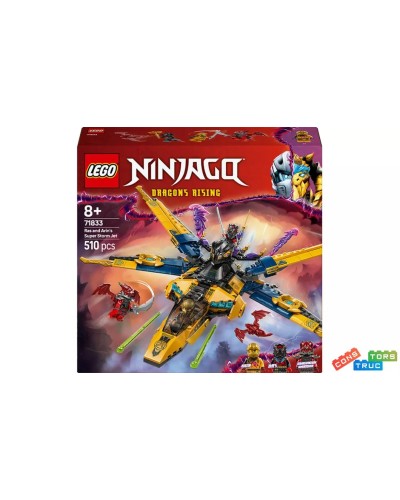 Конструктор «Суперштормовий реактивний літак Рас та Арін» на 510 деталей, у коробці 28х8х26 см, ТМ Lego