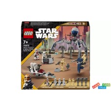 Конструктор «Клони-піхотинці та Бойовий дроїд. Бойовий комплект» на 215 деталей, у коробці 21х5х19 см, ТМ Lego