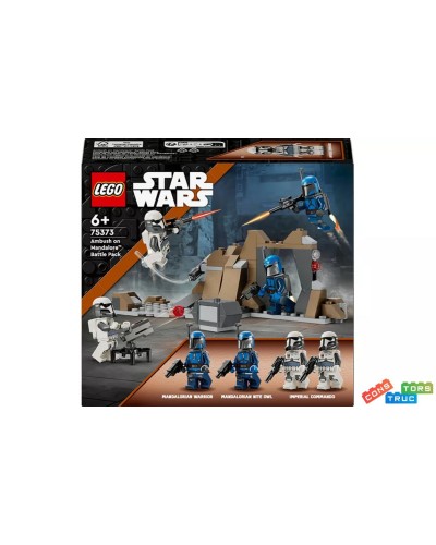 Конструктор «Засідка на Мандалорі. Бойовий набір» на 109 деталей, у коробці 16х5х14 см, ТМ Lego