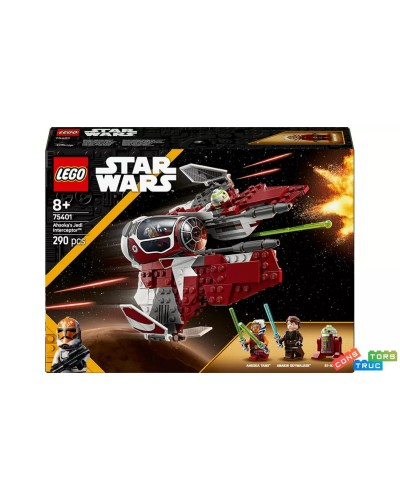 Конструктор «Джедайський перехоплювач Асоки» на 290 деталей, у коробці 26х6х19 см, ТМ Lego