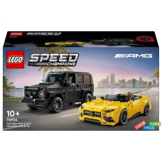 Конструктор «Mercedes-AMG G 63 та Mercedes-AMG SL 63» на 808 деталей, у коробці 35х12х19 см, ТМ Lego