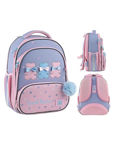 Рюкзак «Lovely Bearss» каркасний 38х28х15 см, GoPack Education
