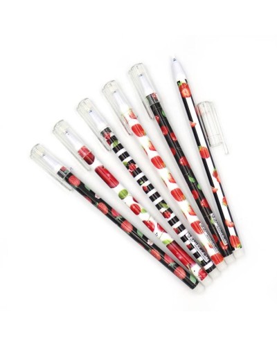 Ручка «Fruits» пиши-стирай 0,5 мм синя, в асортименті, ТМ J.Otten