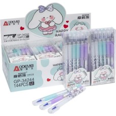 Ручка «Rabbit» пиши-стирай 0,5 мм синя, в асортименті, Aodemei