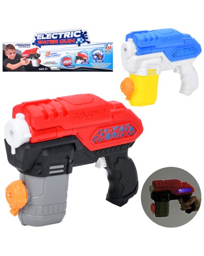 Іграшковий водний автомат 22 см зі світлом, на батарейці, в асортименті, у пакеті 23,5х32х6 см