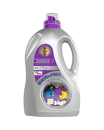 Гель для прання «Universal. Жасмин і лаванда» 5 л, WASH&FREE