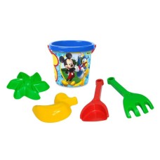 Набір для піску «Міккі Маус» з 5 елементів з термонаклейкою, ТМ Тигрес