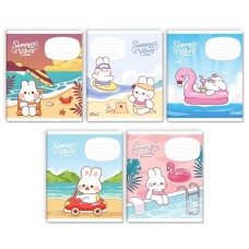 Зошит на 12 аркушів у клітинку «Улюблені канікули», №3501, ТМ Gold Brisk