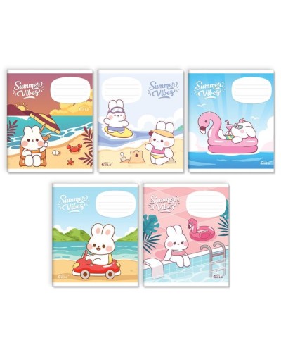 Зошит на 12 аркушів у клітинку «Улюблені канікули», №3501, ТМ Gold Brisk