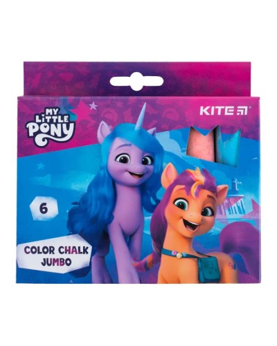 Крейда кольорова «LP» 6 кольорів, Jumbo ТМ Kite