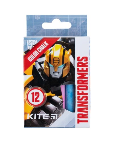 Крейда кольорова «TF» 6 кольорів 12 штук, ТМ Kite