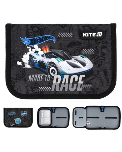 Пенал «HW» 20,5х14х4 см на 1 відділення, ТМ Kite