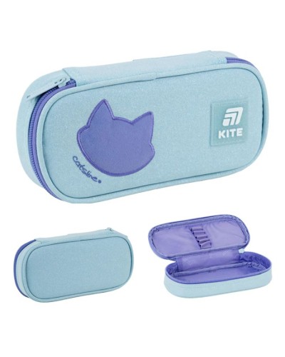 Пенал «Catsline» 21х8,5х4,5 см на 1 відділення, ТМ Kite