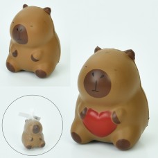 Антистрес «Капібара» 7х11х8 см сквіш, в асортименті, у сітці 20х7х8 см