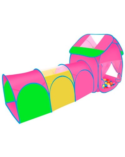 Намет «Будиночок» 210х83х104 см, 2 стіни-сітки, 2 входи з накидкою, тунель 127х58х53 см, в сумці 52х4х62 см