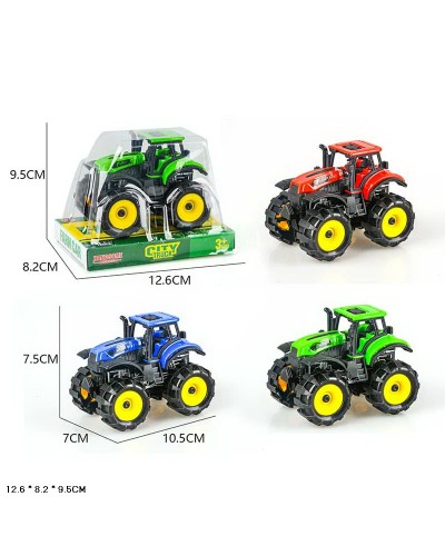 Трактор інерційний, в асортименті, під слюдою 12,6х8,2х9,5 см
