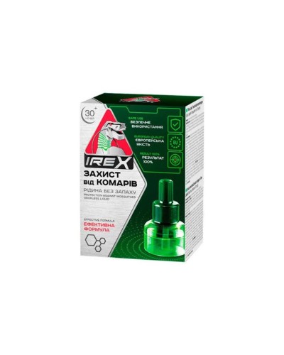 Рідина від комарів «IREX» 20 мл на 30 ночей, запаска