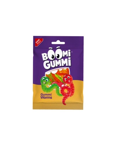 Цукерки желейні «Boomi Gummi Worms» 70 г, ТМ Міленіум