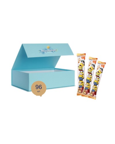 Шоколад «Любімов Кідс» молочний пористий з карамеллю та кранчем 33 г, ТМ Міленіум